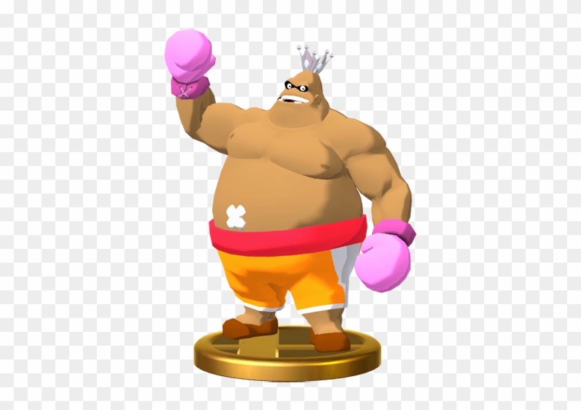 List Of Ssbwu Trophies/punch-out Series - Punch Out Wii King Hippo #1010866