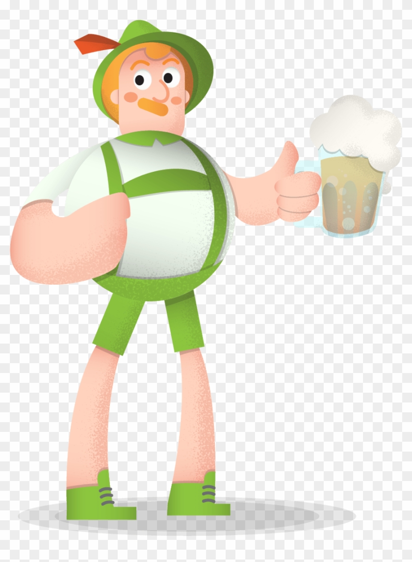 Oktoberfest Man Vector Character - Man #1010924