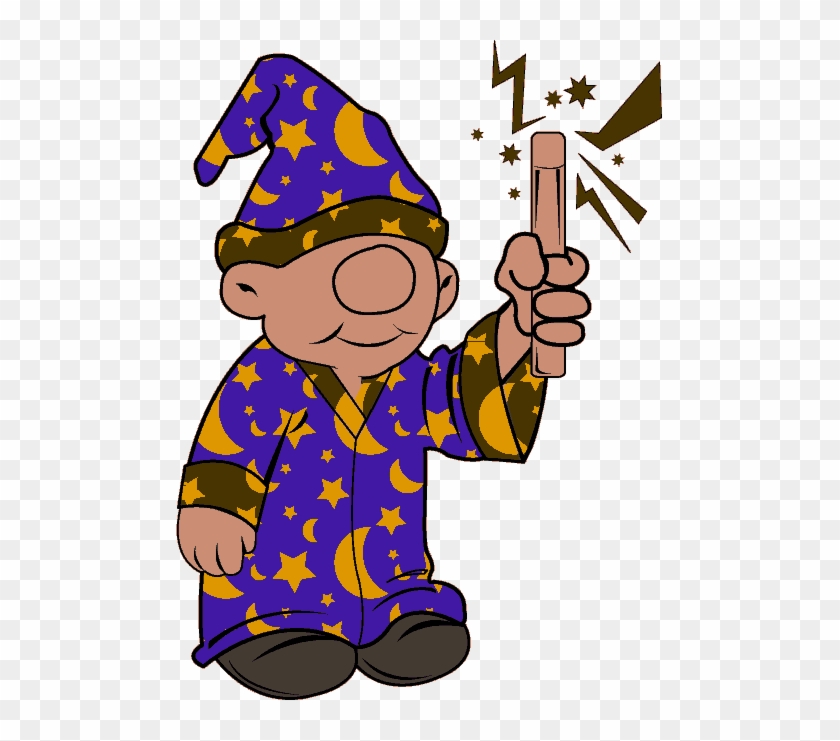 People Funny Cute Little Wizard - Clip Art Young Wizard #1010978