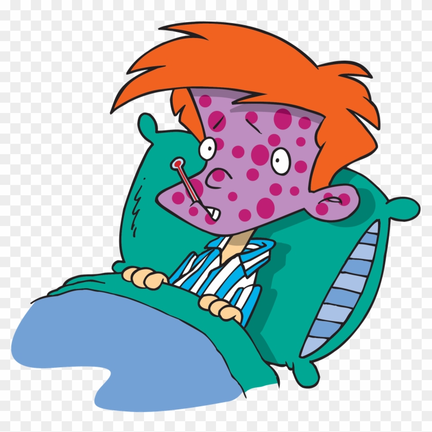 If You're At The Moment Being Affected By Chicken Pox, - Illness Clipart #1011067