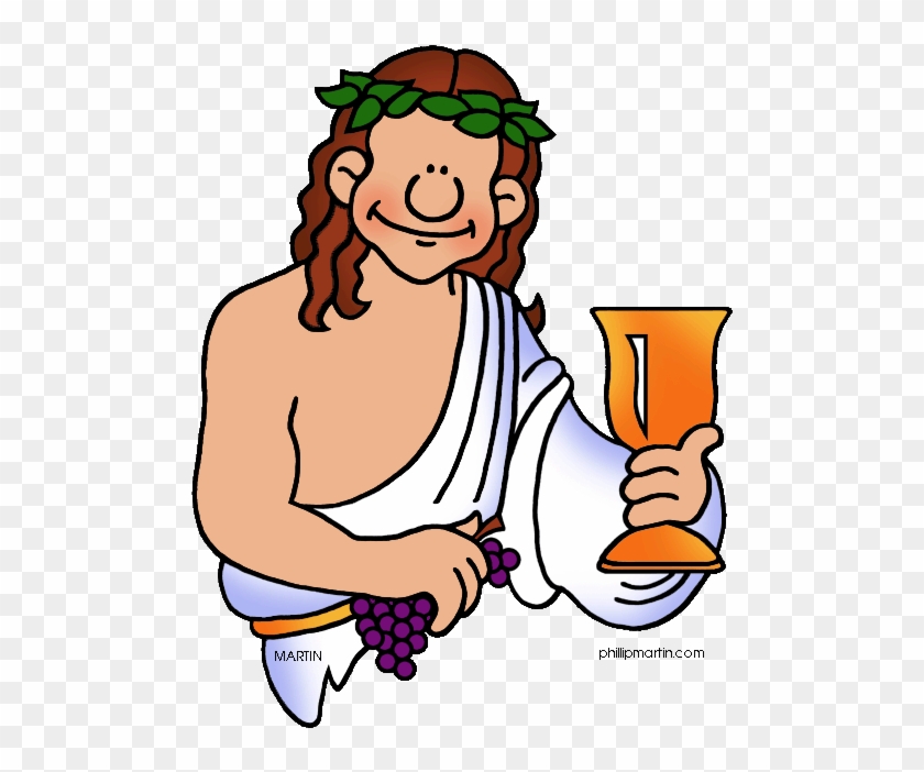 Free Ancient Greek And Roman Gods Characters And Creatures - Dionysus Clipart #1011101