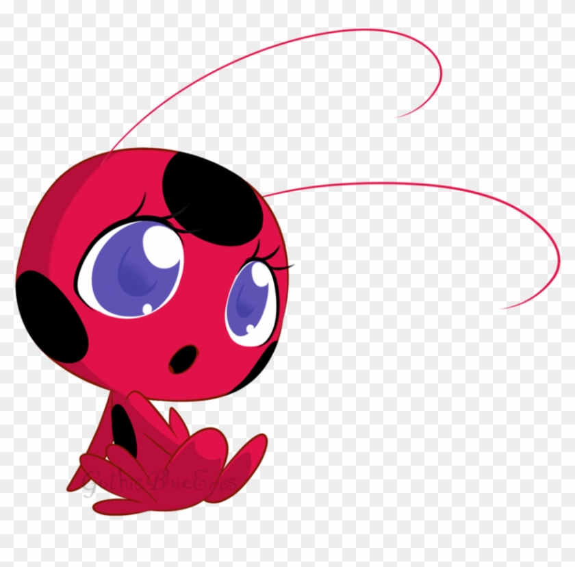 Curious Tikki By Gothicblueeyes - Miraculous Ladybug Tikki Chibi #1011119