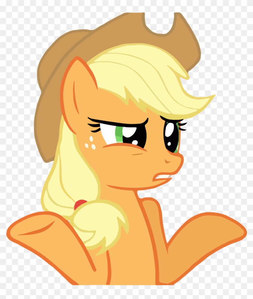 A Lot Of People Have Been Curious About How The Re-made - Mlp Applejack Confused #1011171