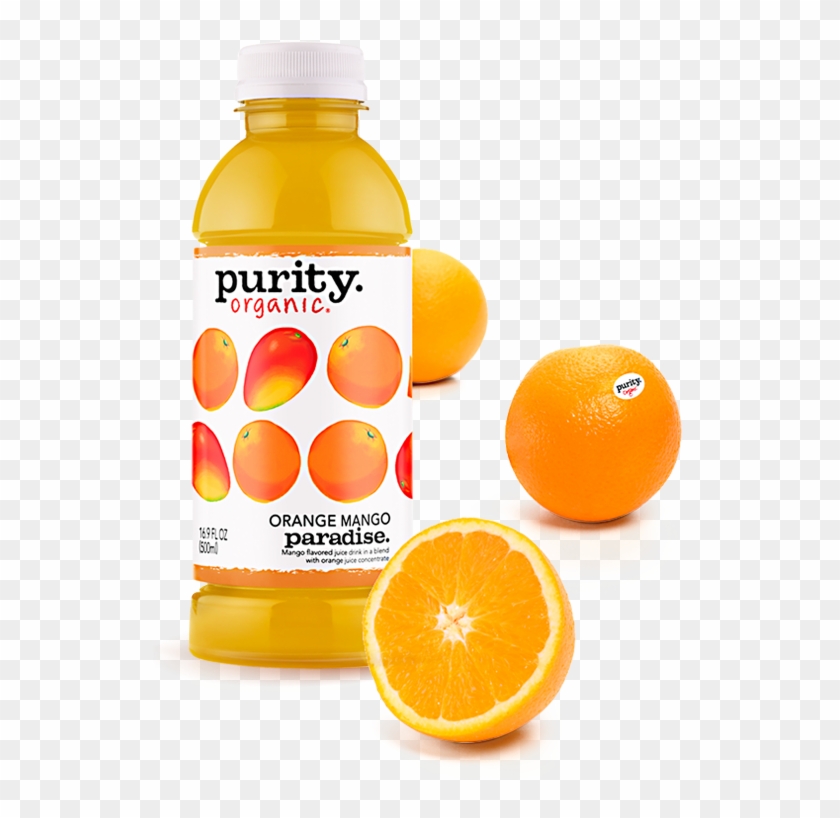 Bottle And Fruit - Purity Orange Juice #1011177