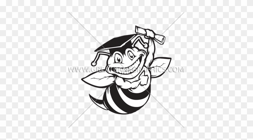 Graduation Bee - Cartoon #1011195
