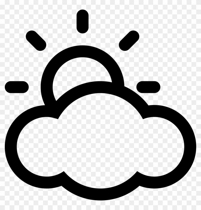 Cloudy Weather Comments - Sunny Cloudy Weather Icon #1011210
