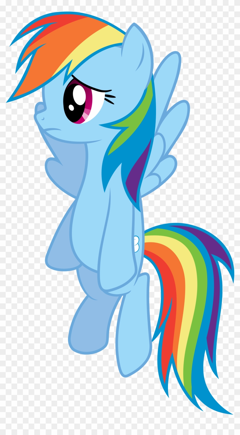 Rainbow Dash Vector - Mlp Rainbow Dash Sad #1011280