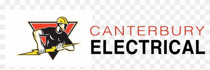 Canterbury Electrical - Electrician Lightning Bolt Retro Rectangle Magnet #1011353