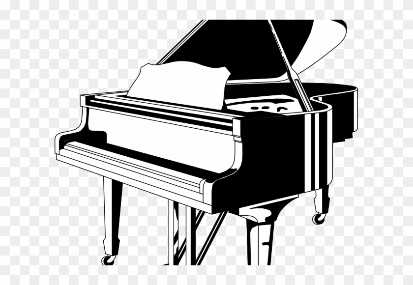 Berkley-pendell Piano Scholarship To Host Competition - Black And White Picture Of A Piano #1011387
