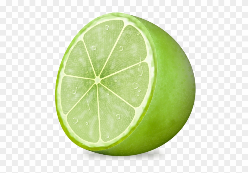 Lime Clipart Transparent - Green Lemon Icon #1011424