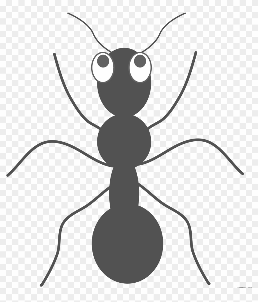 Black And White Ants Animal Free Black White Clipart - Ant Clip Art Free #1011425