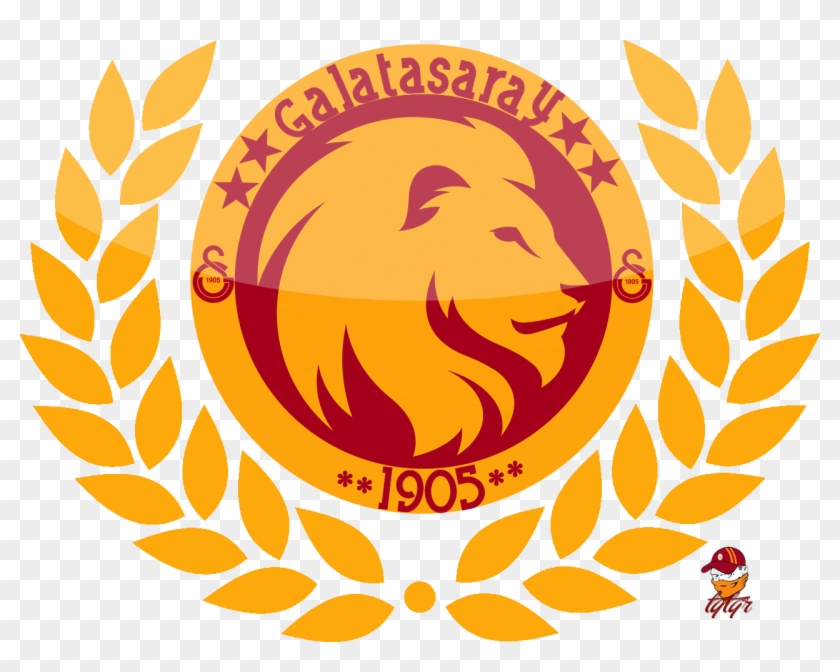 Laurel Wreath Gold Clip Art - Galatasaray Logo Png #1011474