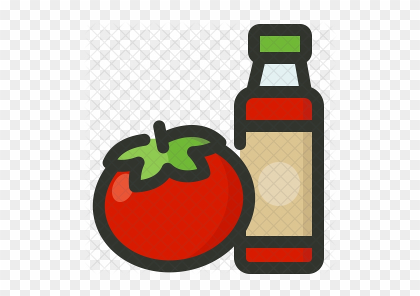 Tomato Icon - Tomato Ketchup Icon #1011489