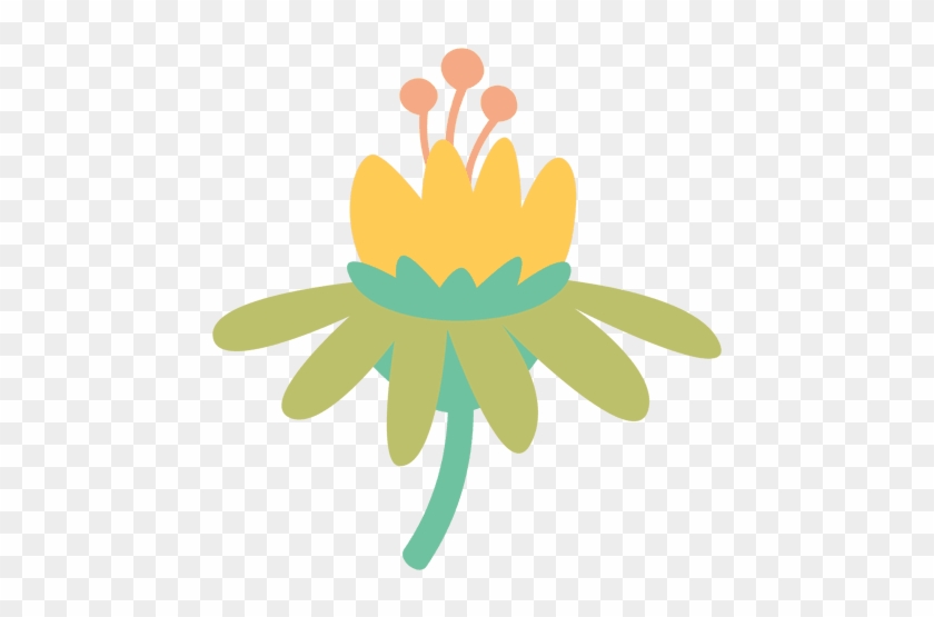 Flower Doodle Colorful - Desenhos De Flores Barras Png #1011597