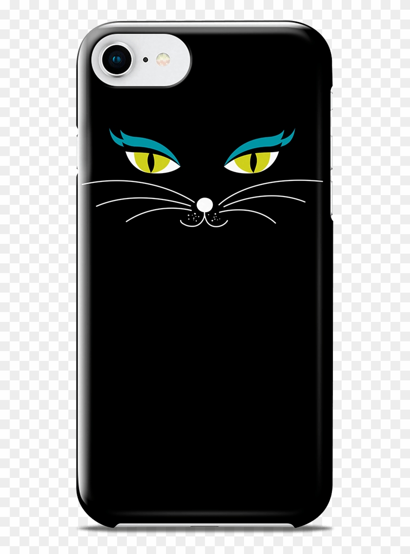 Case For Iphone 6s/7/8 - Pylones Black Cat Round Pocket Mirror #1011672