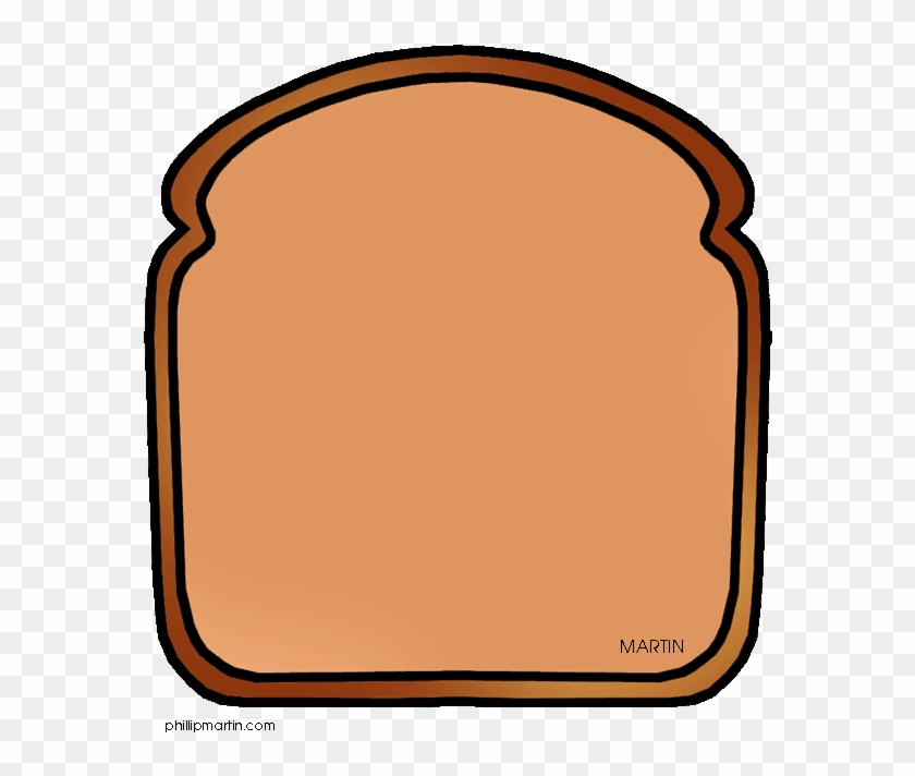 Of Bread Clipart Black And White Panda Free Images - Slice Of Bread Template #1011732