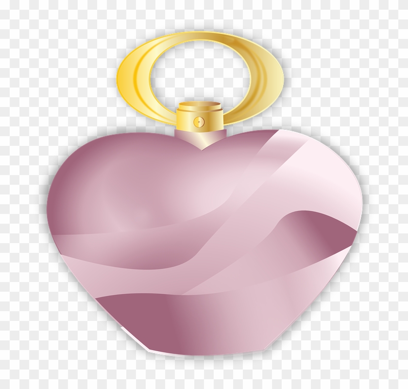 Heart, Love, Valentine, Perfume, Bottle, Scent - Perfume Desenho Png #1011817