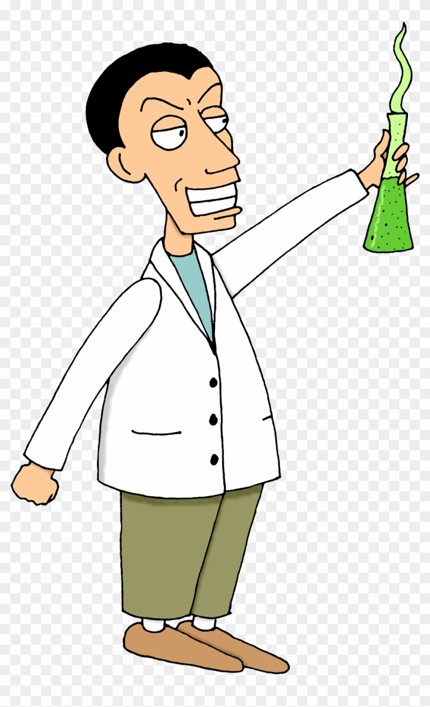 Mad - Scientist Cartoon Gif Png #1011858