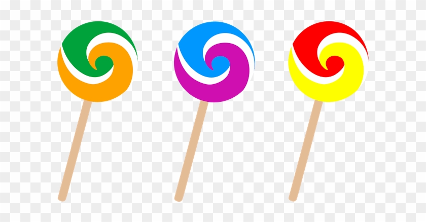 Childlike Lollipops Rock Candy Because In Delicious - Sweet Clipart #1011900