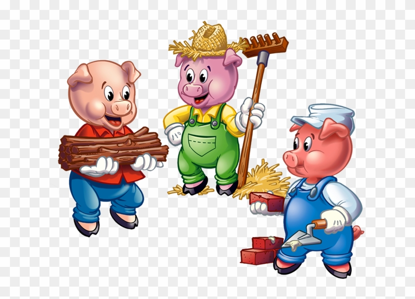 The First Little Pig Built His House From Straw - Three Little Pigs #1011901