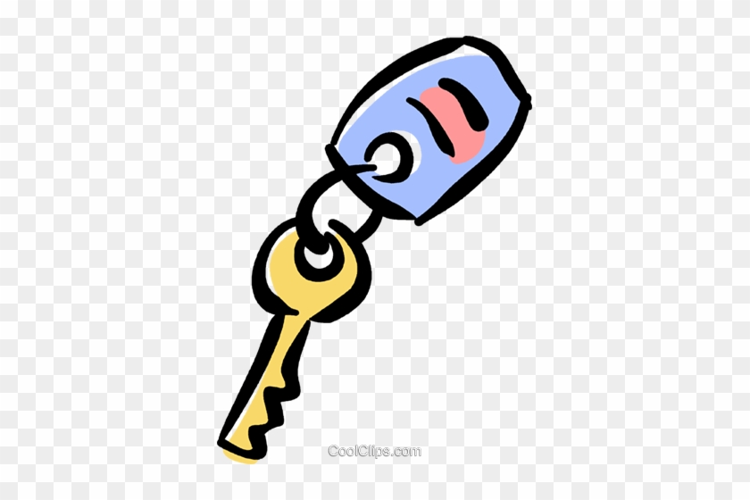 Car Keys Royalty Free Vector Clip Art Illustration - Car Keys Clip Art #1012027