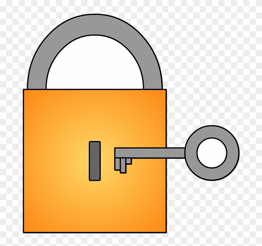 Padlock, Key, Seal - Kilit Anahtar Png #1012033