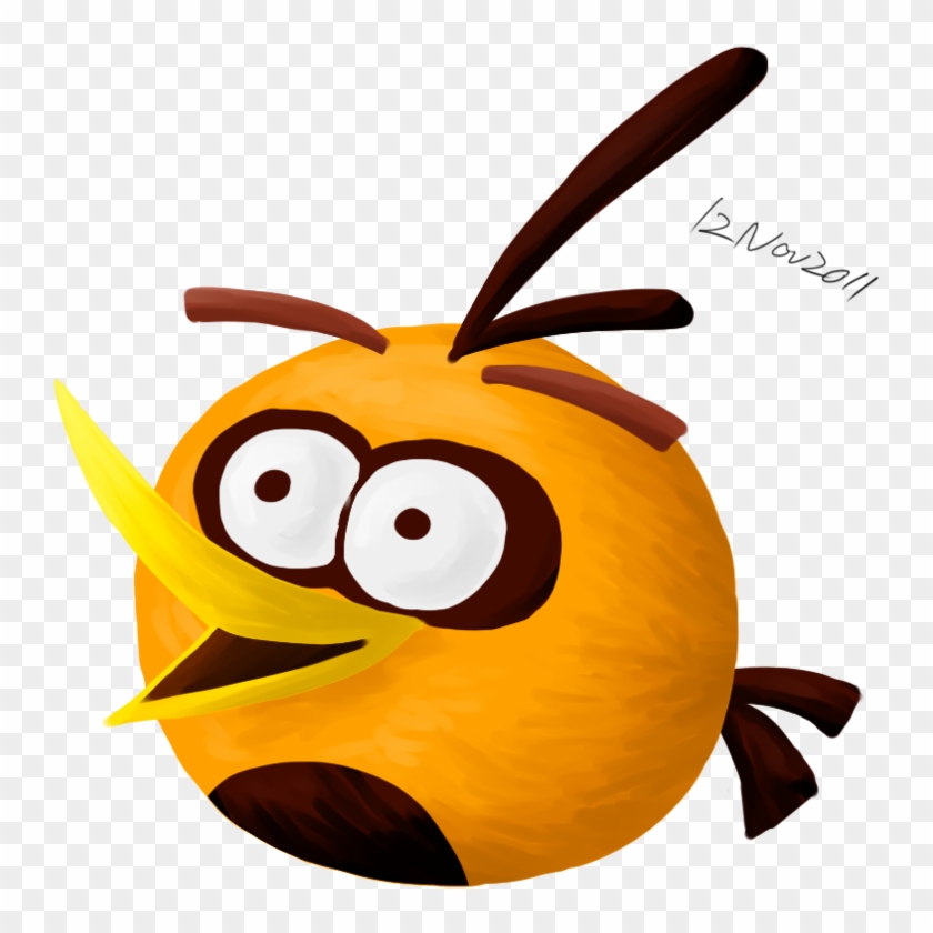 Angry Orange Bird By Riverkpocc - Angry Bird Orange Bird #1012057