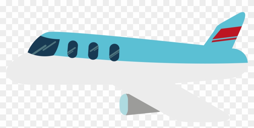 Airplane Narrow-body Aircraft - Simple Cartoon Plane - Free Transparent PNG  Clipart Images Download
