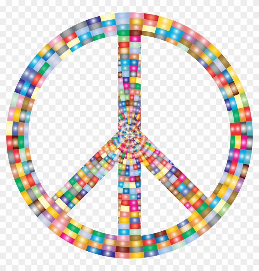 Peace Sign Clip Art Black And White Free Clipart 3 - 1960s Clipart #1012192