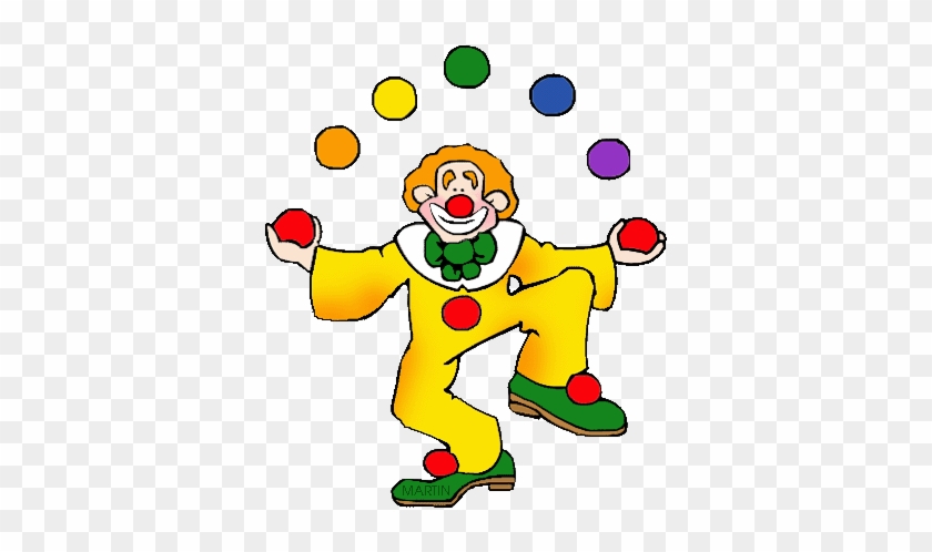 Juggler Clipart - Clown Juggling Clipart #1012198