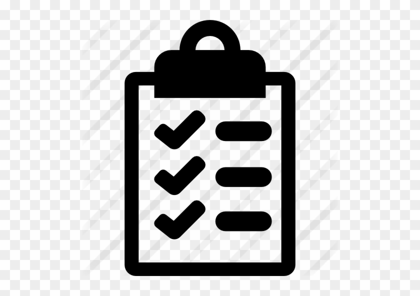 Tasks List On Clipboard - Action Item Icon Png #1012205