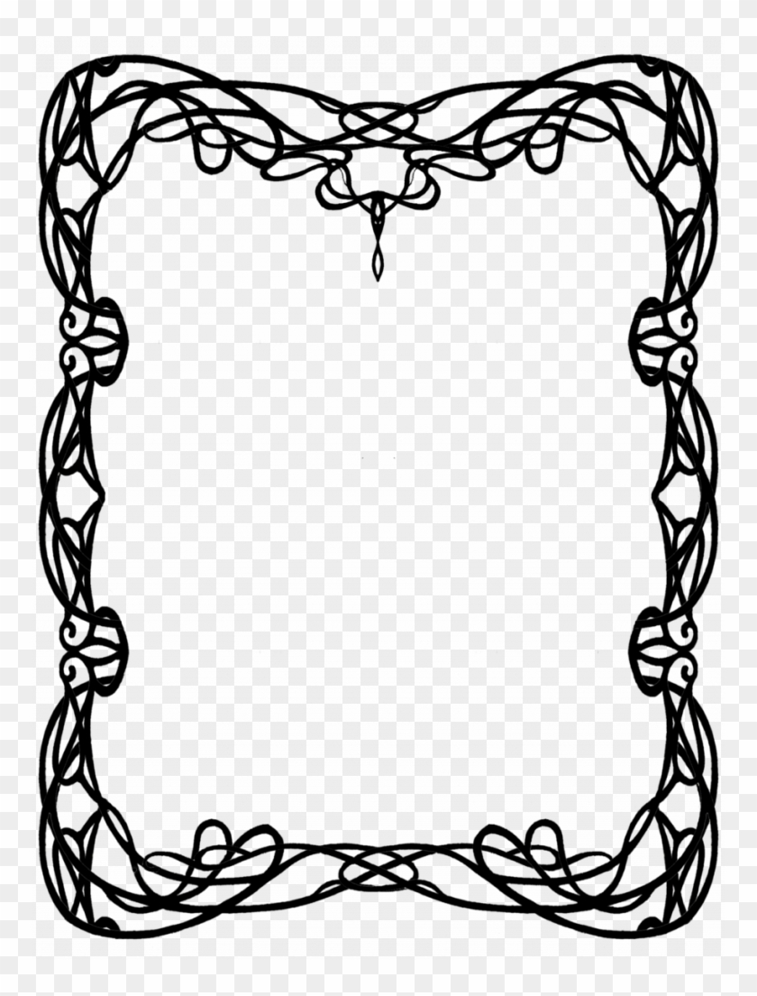 Art Deco Wallpaper Border - Art Nouveau Borders Png #1012222