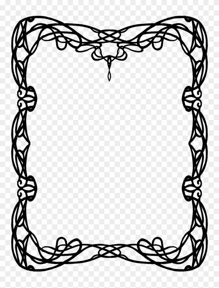 Art Deco Wallpaper Border - Art Nouveau Borders Png #1012222