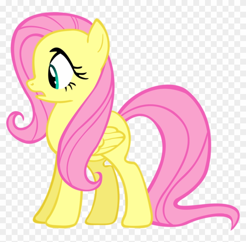 Scared Fluttershy Vector By 30coloredowl - Fluttershy Scared Vector #1012230
