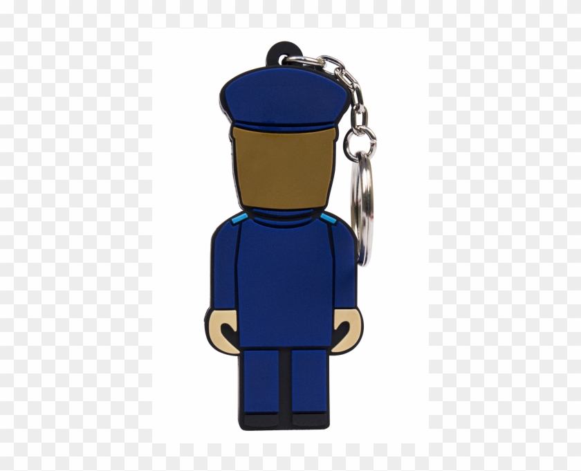 Key Chain With A 4gb Usb Drive In The Shape Of A Salvation - Water Bottle #1012255