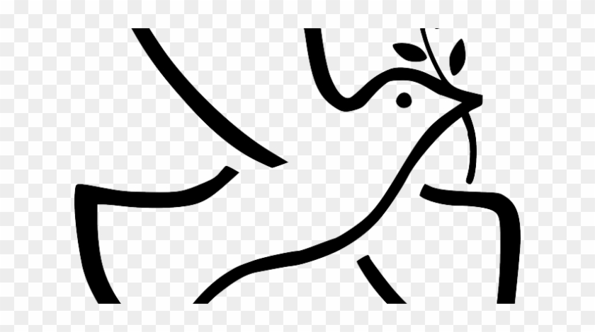 Dove With Olive Branch Clip Art #1012318