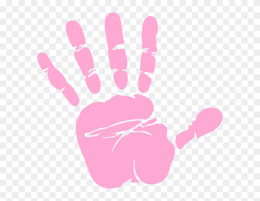 Pink Hand Print #1012544