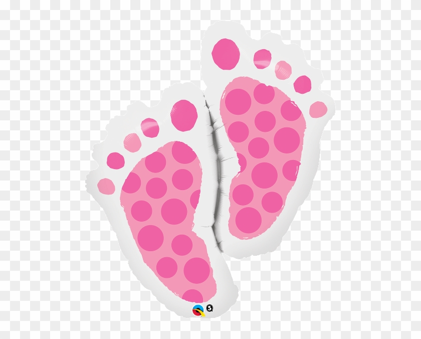 Transparent Pink Baby Feet #1012550