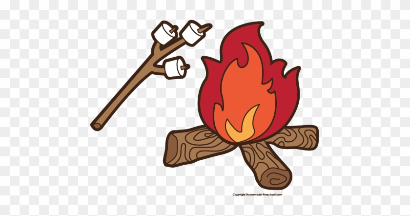 Click To Save Image - Fire Camping Clip Art #1012635