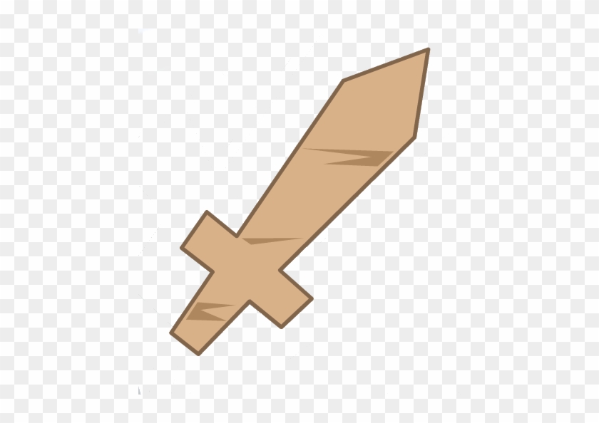 Cardboard Sword - Wooden Sword Png #1012705