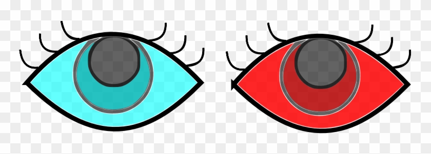 Blue And Red Eyes - Eye #1012734