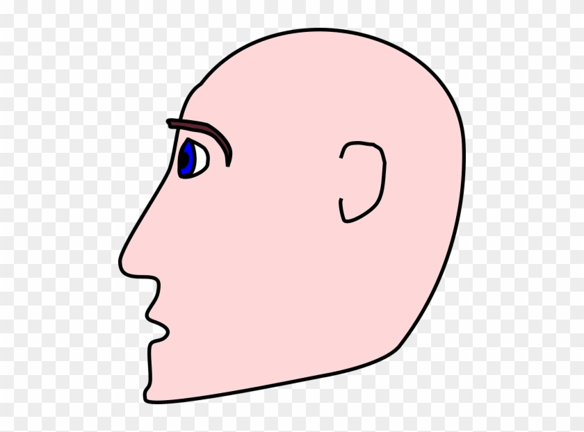 Eyes,guy - Cartoon Side Profile #1012738