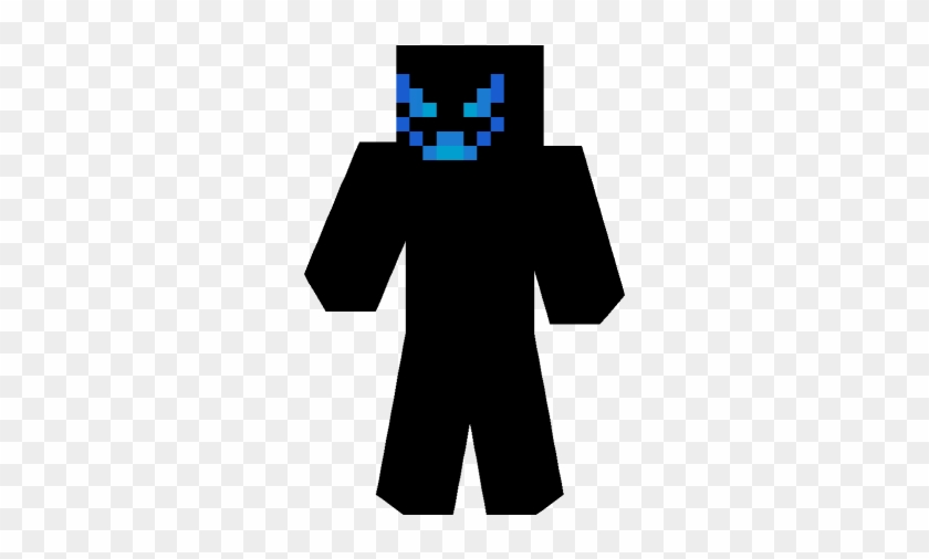 Killbot Appears To Have A Mostly Black Skin, Blue Eyes - Minecraft Spiderman #1012743