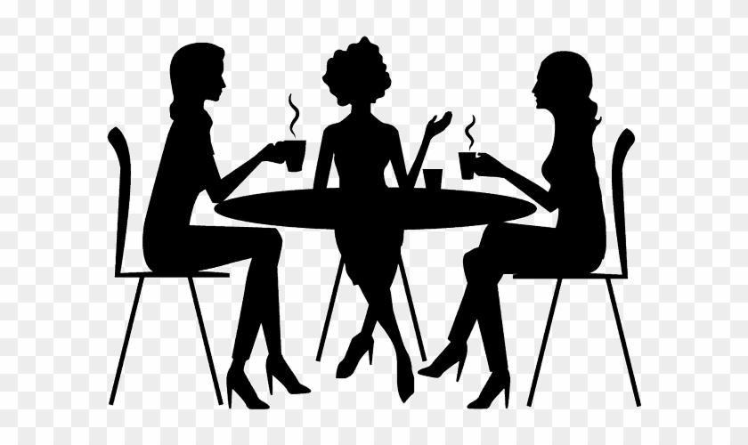 Black Family Dinner Table Clip Art Download - Ladies Of The Round Table #1012767