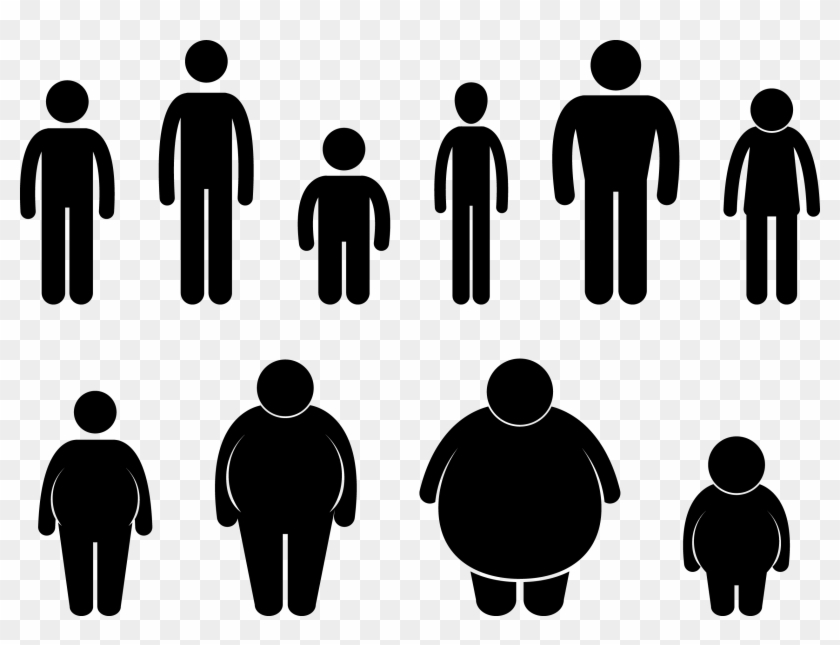 Study - Different Body Shapes Clipart #1012779