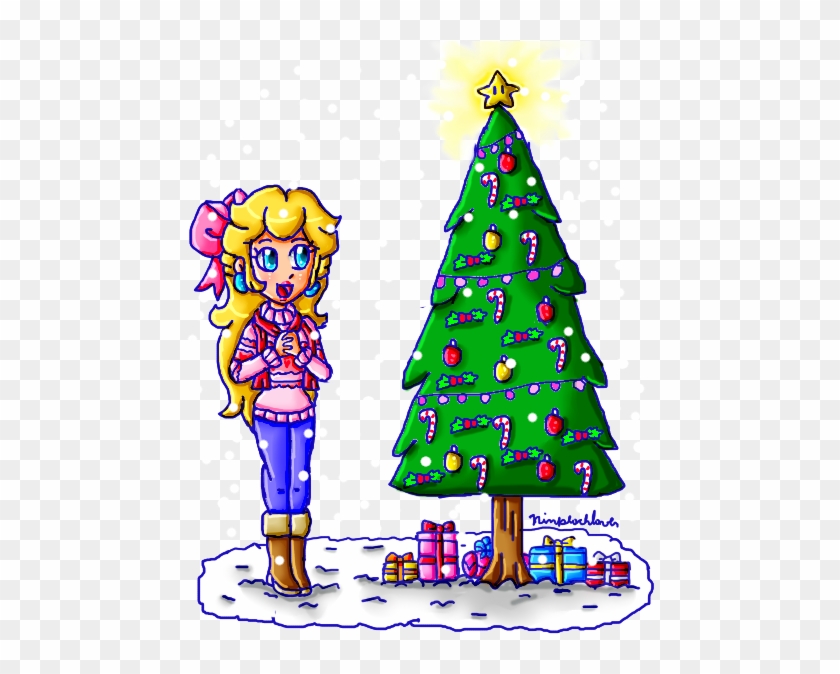 Beautiful Christmas Tree Drawing Pink Pinterest - Christmas Tree #1012781