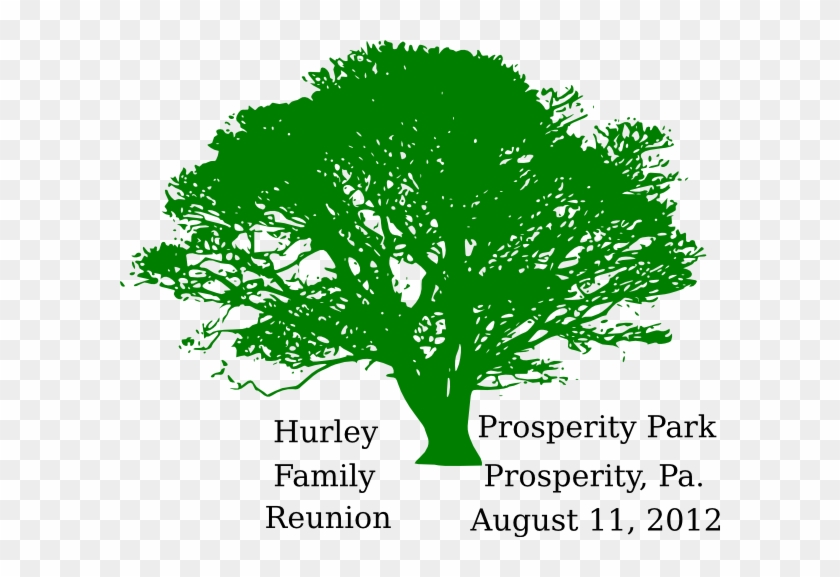 Free Family Reunion Tree Template - Black And White Tree Clipart #1012825