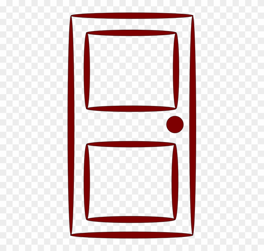 Free Pictures On Pixabay - Clip Art Door Red #1012854