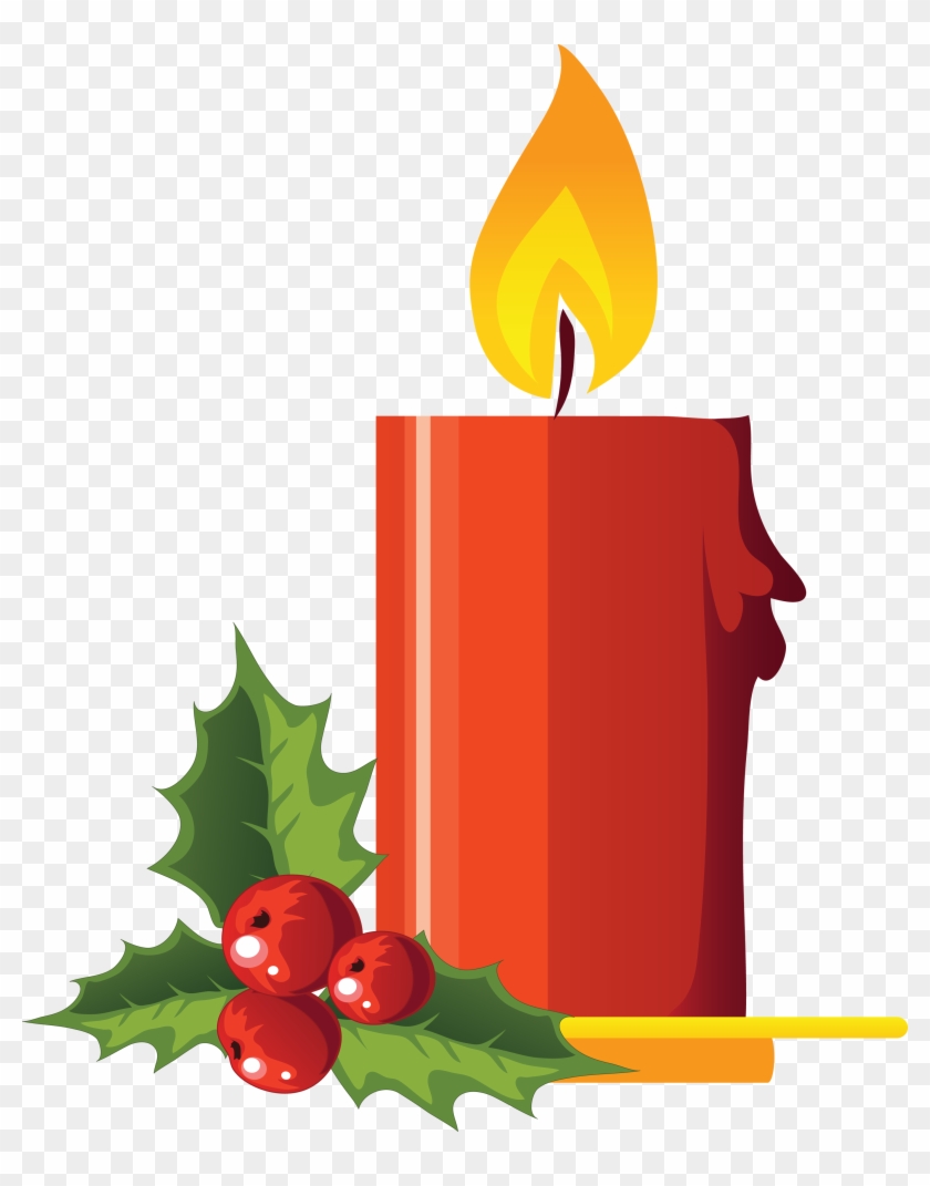 Christmas Candle's - Candle Clipart Png #1012882