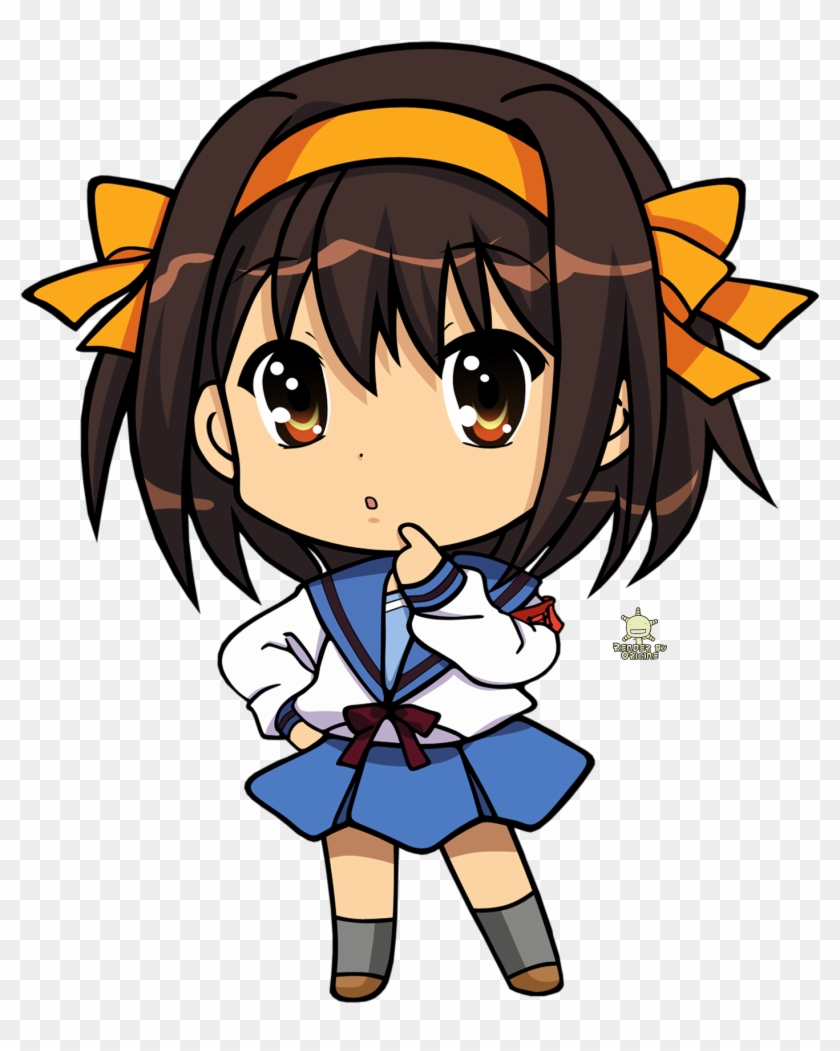 Chibi, Sd - Anime Chibi School Girl #1012902
